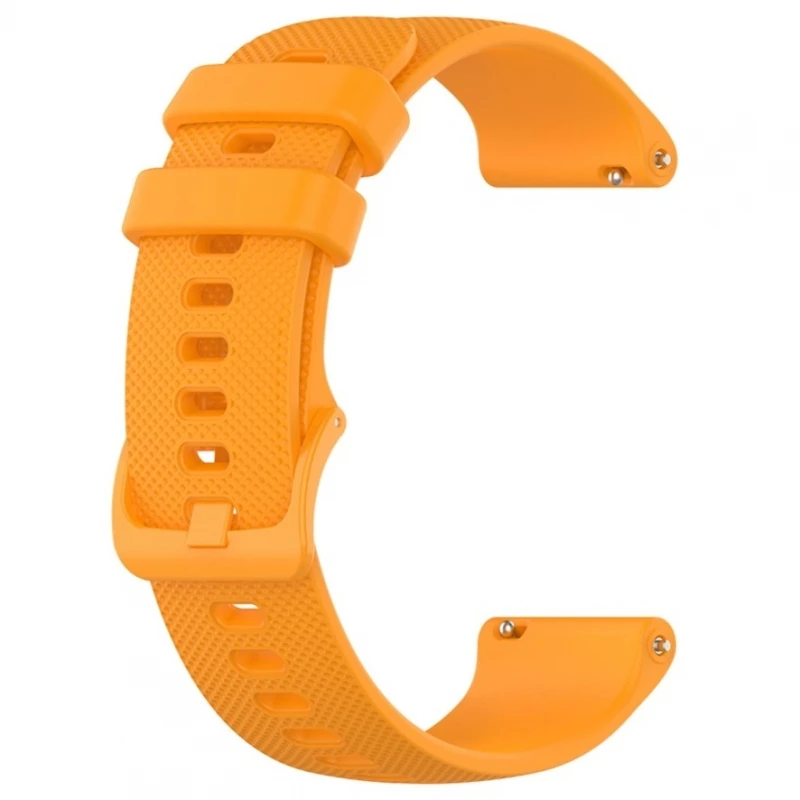 Cinturino Per Garmin Vivoactive 4S Silicone 18 Mm Fibbia Di Ricambio Arancione # Garmin Vivoactive 4S