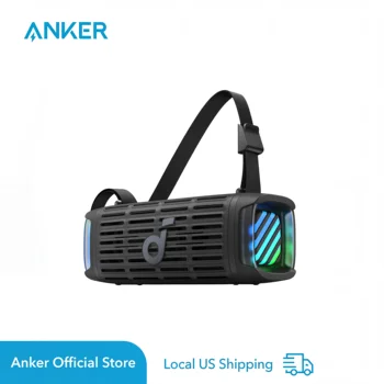 Soundcore Boom 3i by Anker, Compact Outdoor Speaker, IP68 Waterproof, Floating Playback, Saltwater-Resistant (Refurbished) 1