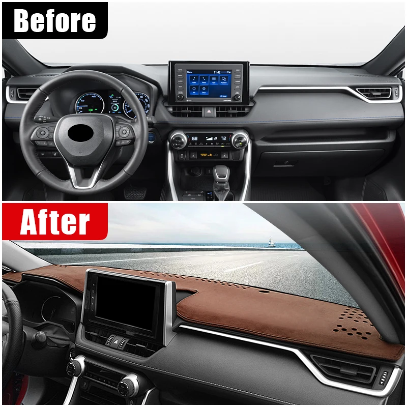 Car Dashboard Cover for Toyota RAV4 XA50 RAV 4 Hybrid Anti UV Non Slip