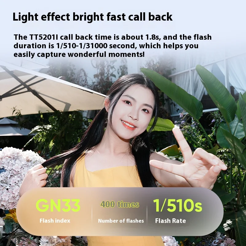 고독스 TT520III 유니버설 카메라 플래시 전자 스피드라이트 무선 전송 pk TT560II 520II V860III V100PRO TT520 III