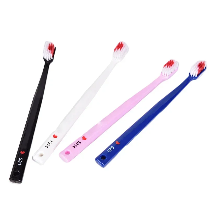커플용 로맨틱 소프트 칫솔, 하트 칫솔, 크리스탈 박스, 나노 성인 칫솔, 커플용 결혼 선물, 1 쌍