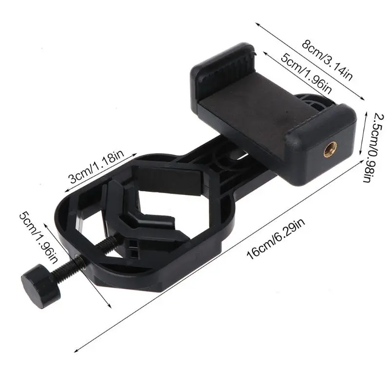 Universal Cell Phone Adapter with Spring Clamp Mount Monocular Microscope Accessories Adapt Telescope Mobile Phone Clip Bracket phone clip for microscope