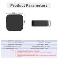Tuya Temperature Humidity Sensor with IR Remote Control WiFi APP Remote Control var SmartLife for TV AC Work with Yandex Alexa - Image 6