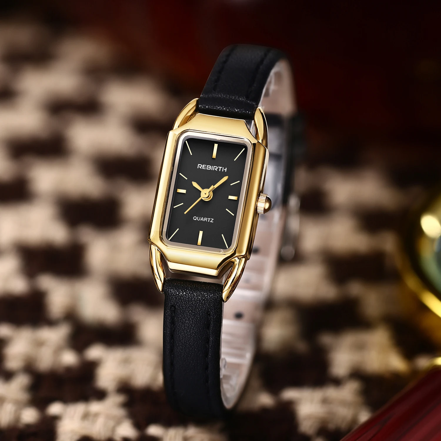 Ladies Belt Retro Casual Quartz Watch Suitable for Daily Wear