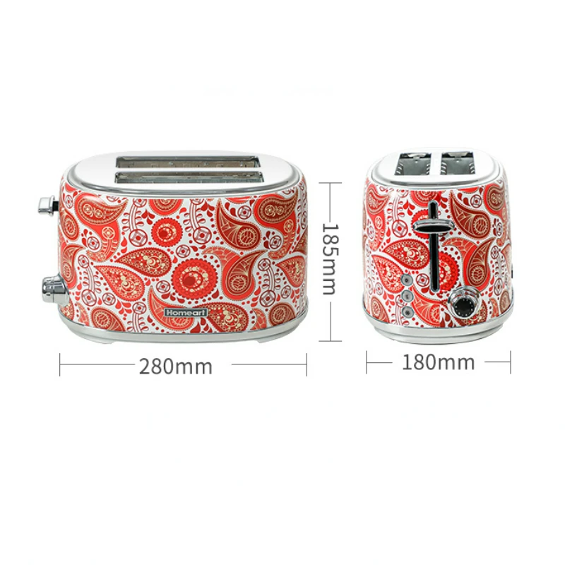 Vintage High Appearance Level Toaster Bread Machine Maker Multifunction Machine for Bread Breakfast Allinone Bread Toaster 6