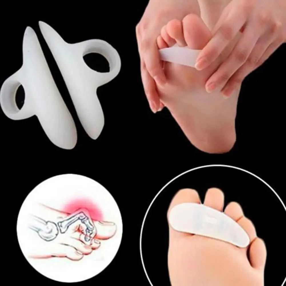 1 Pair Practical Bunion Splint Hammer-shaped Toe Correction Universal Washable Hallux Valgus Corrector 3