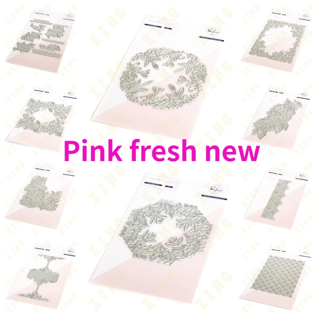 

Medallion Border Floral Round Frame New Metal Cutting Die Hot Foil Scrapbook Embossed Paper Card Album Craft Template Cut Die