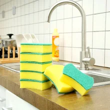

10/5 Pcs Dishwashing Sponge Kitchen Nano Emery Magic Clean Rub Pot Rust Focal Stains Sponge Removing Kit Cleaning Brush Sponges