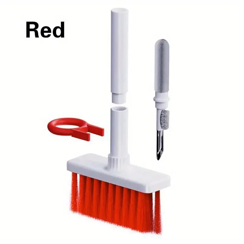 5-in-1 Computer Keyboard Cleaner Brush Kit Earphone Cleaning Pen For Headset Keyboard Cleaning Tools Cleaner Keycap Puller Kit