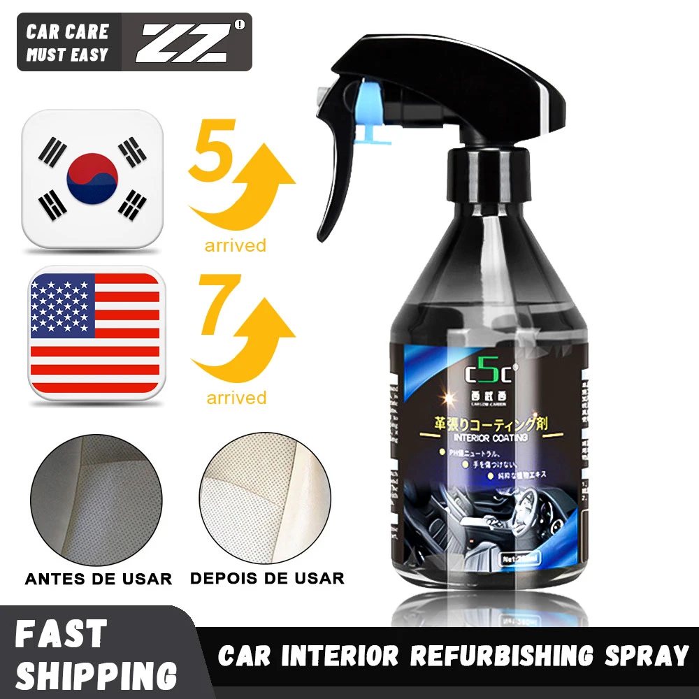 Car Interior Refurbish 260ML Plastic Restore Agent Leather Repair Auto