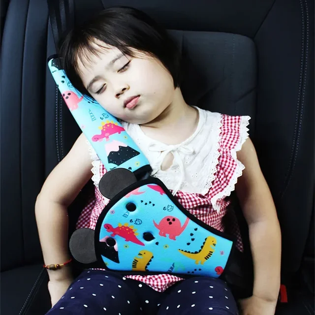 Kids Seat Safety Belt Adjustment Interior Car Seat Belt Kit Anti Strangulation Neck Limiter For Child Safety Belt Protector Belt 1