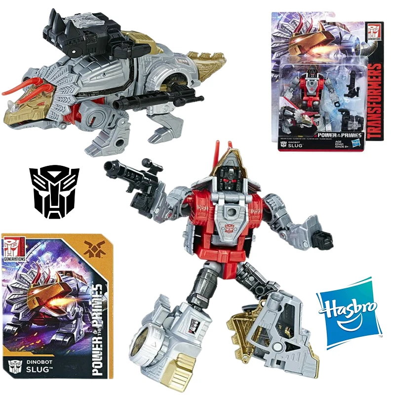 Hasbro Transformers Power Of The Primes Series Dinobot Slug 12cm Deluxe Class Original Action