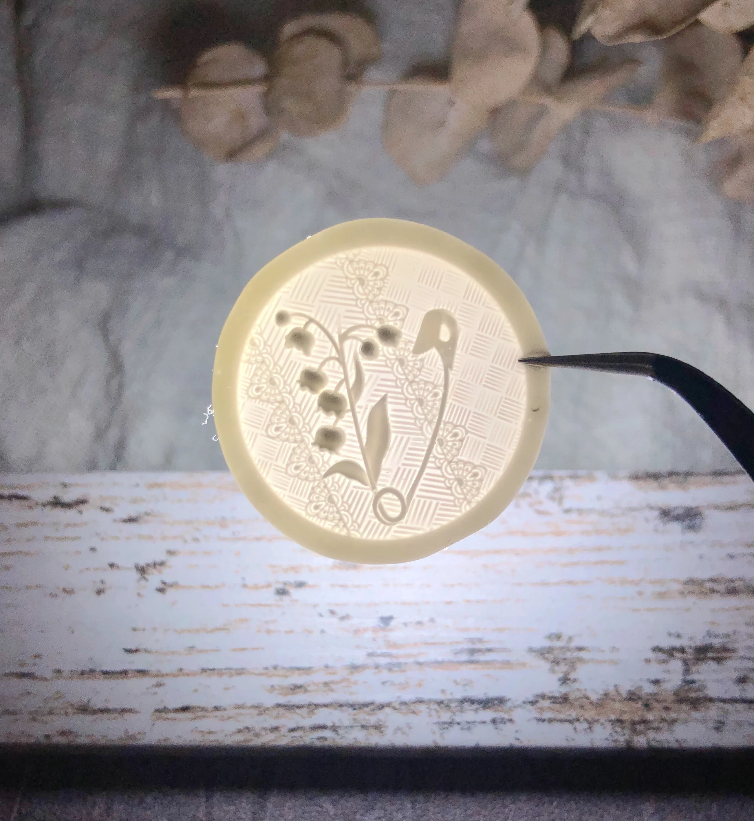 New Personalized Pin Wax Seal Stamp Copper Head Multi-Layer Relief Metal Seal Carved Brass Head Envelope Craft Gift Decoration
