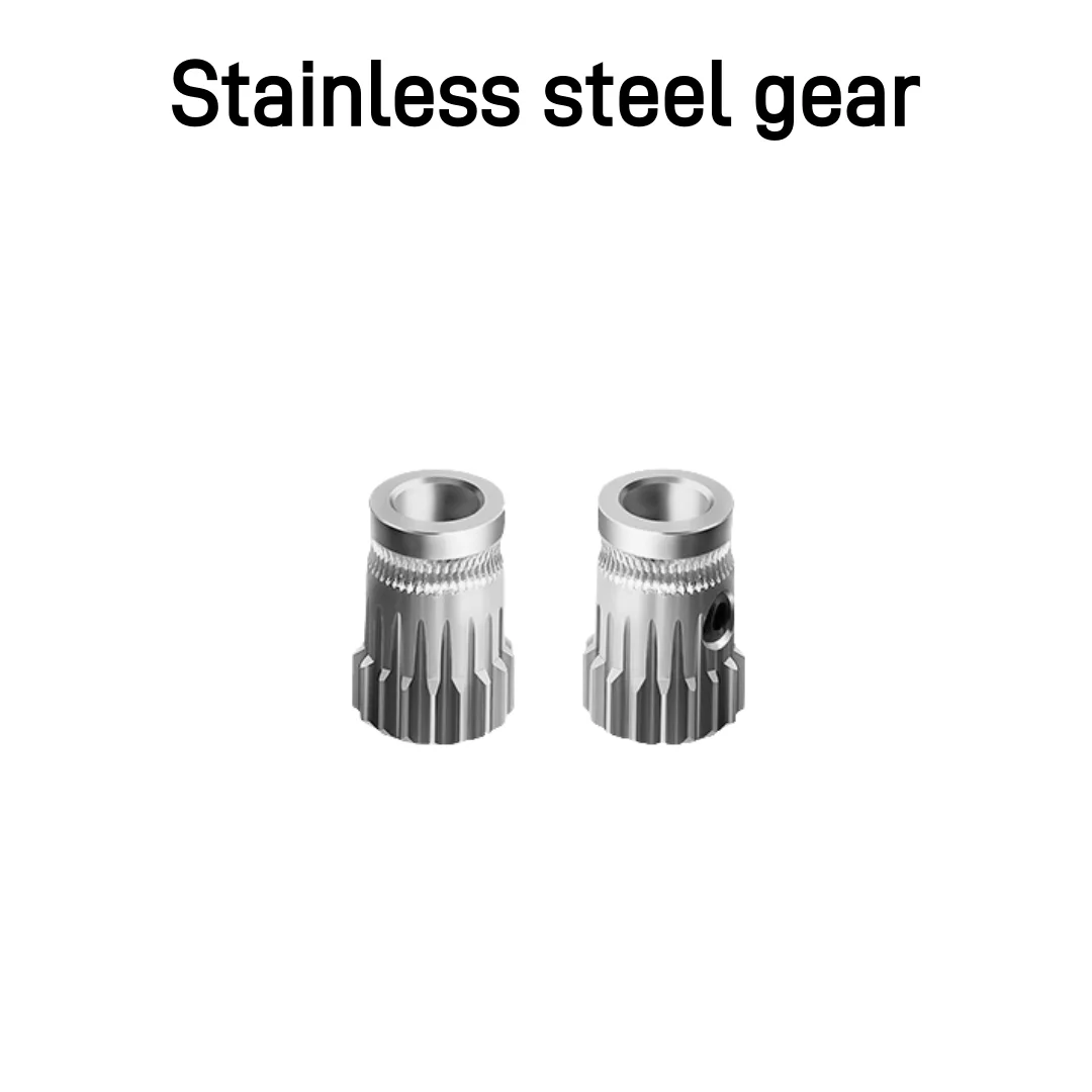 Dual Drive Gear Hardened Steel Upgrade Kit Extruder Drivegear For BMG Extruder For Prusa i3 3D Printer Bowden Extruder
