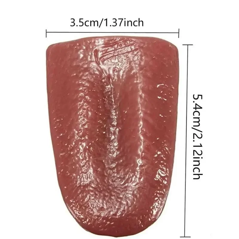 Prank Toys 2pcs Horror Funny Tricks Whole Person False Simulation Rubber Tongue Prank Maker Trick Kids Boy Toys Halloween