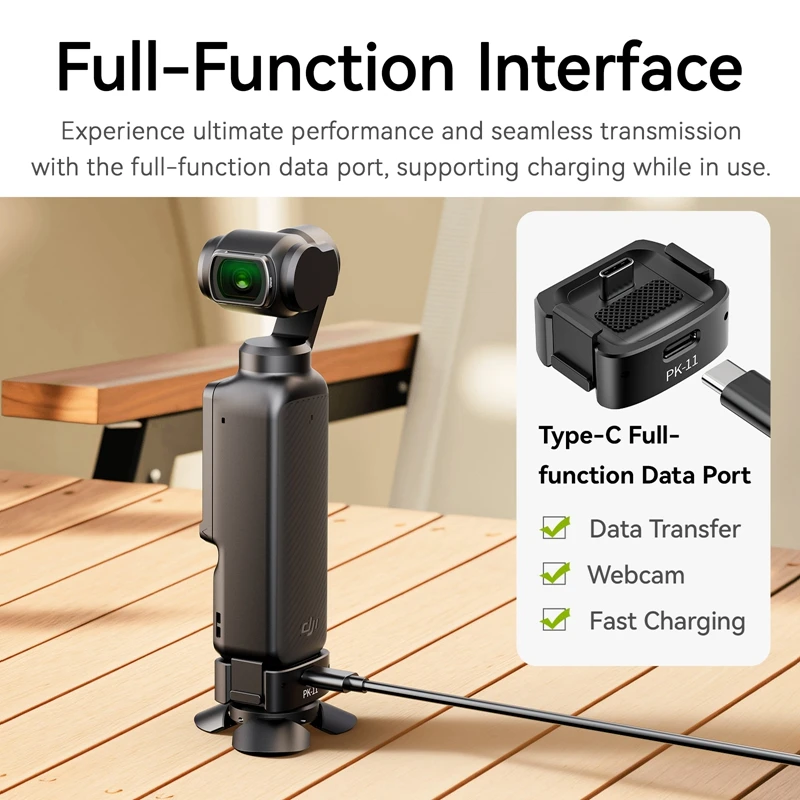 Ulanzi PK-11 PK-08 Pocket 3 Mini Tripod Kit Built for DJI Osmo Pocket 3 for Travel Vlog Video Recording