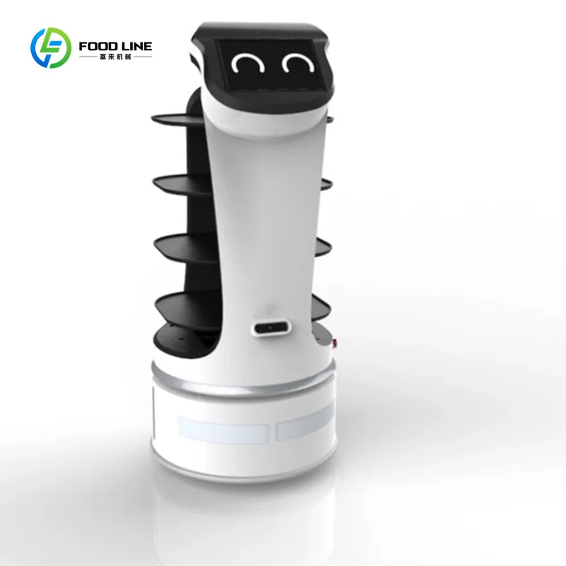 Robot Intelligente Personalizzato per la Consegna di Cibo con Sistema di Evitamento Ostacoli per Ristoranti, Hotel, Caffè e Servizi di Catering - immagine 5