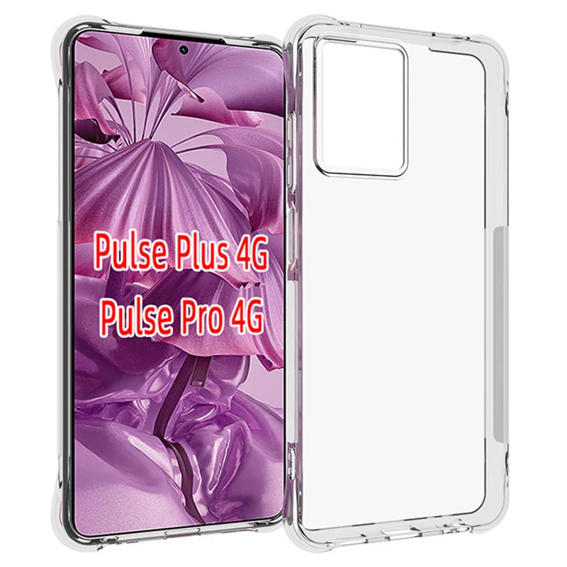 Pulse Pro Plus Clear Silicone TPU Shockproof Case with Air Cushion Technology