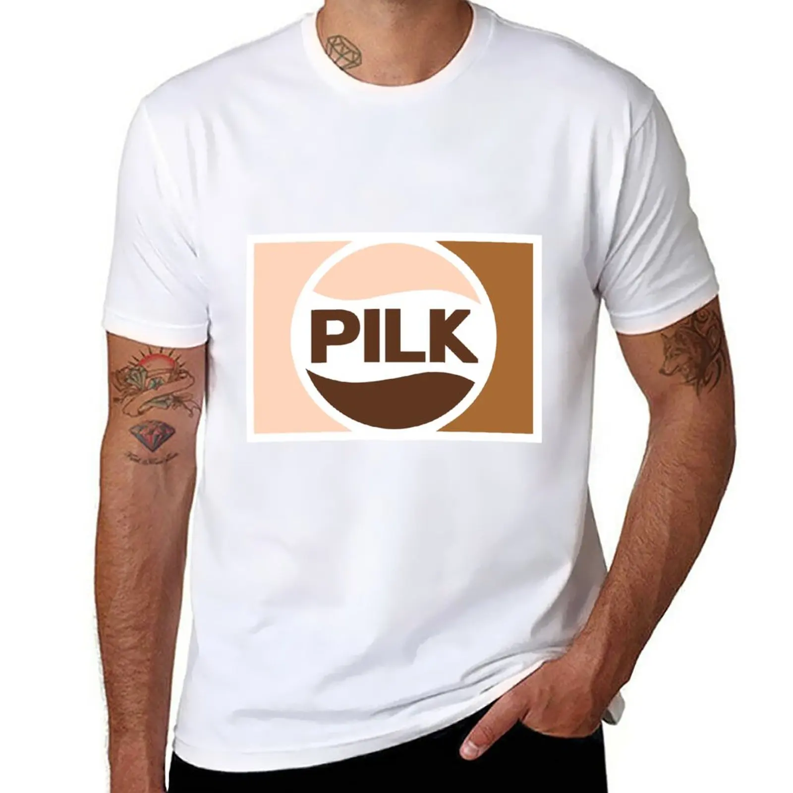 

PILK T-Shirt cute tops funnys men clothing