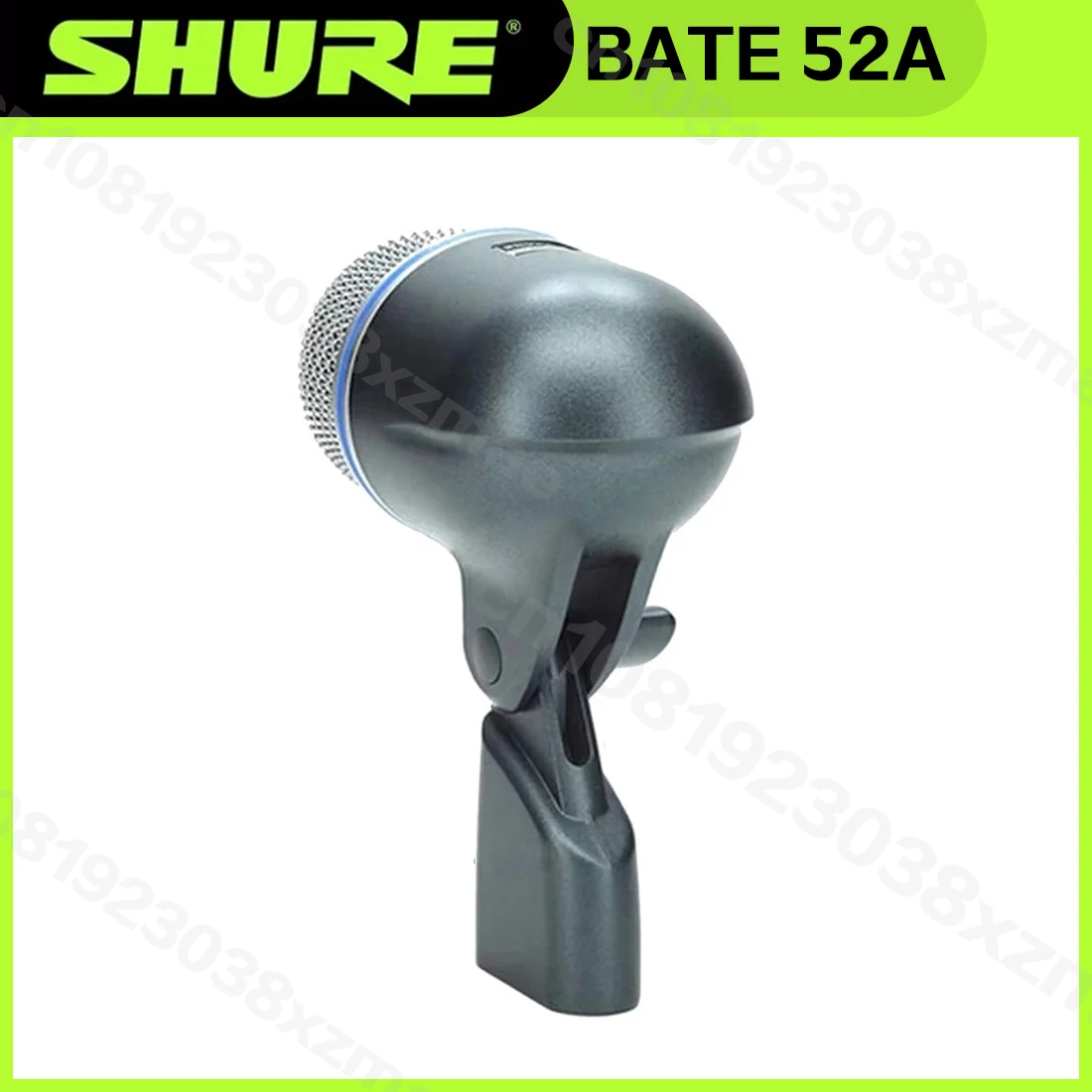 Shure Beta52A Professional Dynamic Microphone for Kick Drum Bass Instrument Stage Performance Live Recording