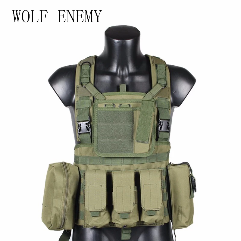 

6 Colors New Military Tactical Vest Paintball Hunting Game Officer Uniform Professional Wear Armor Vest CS Outdoor Training