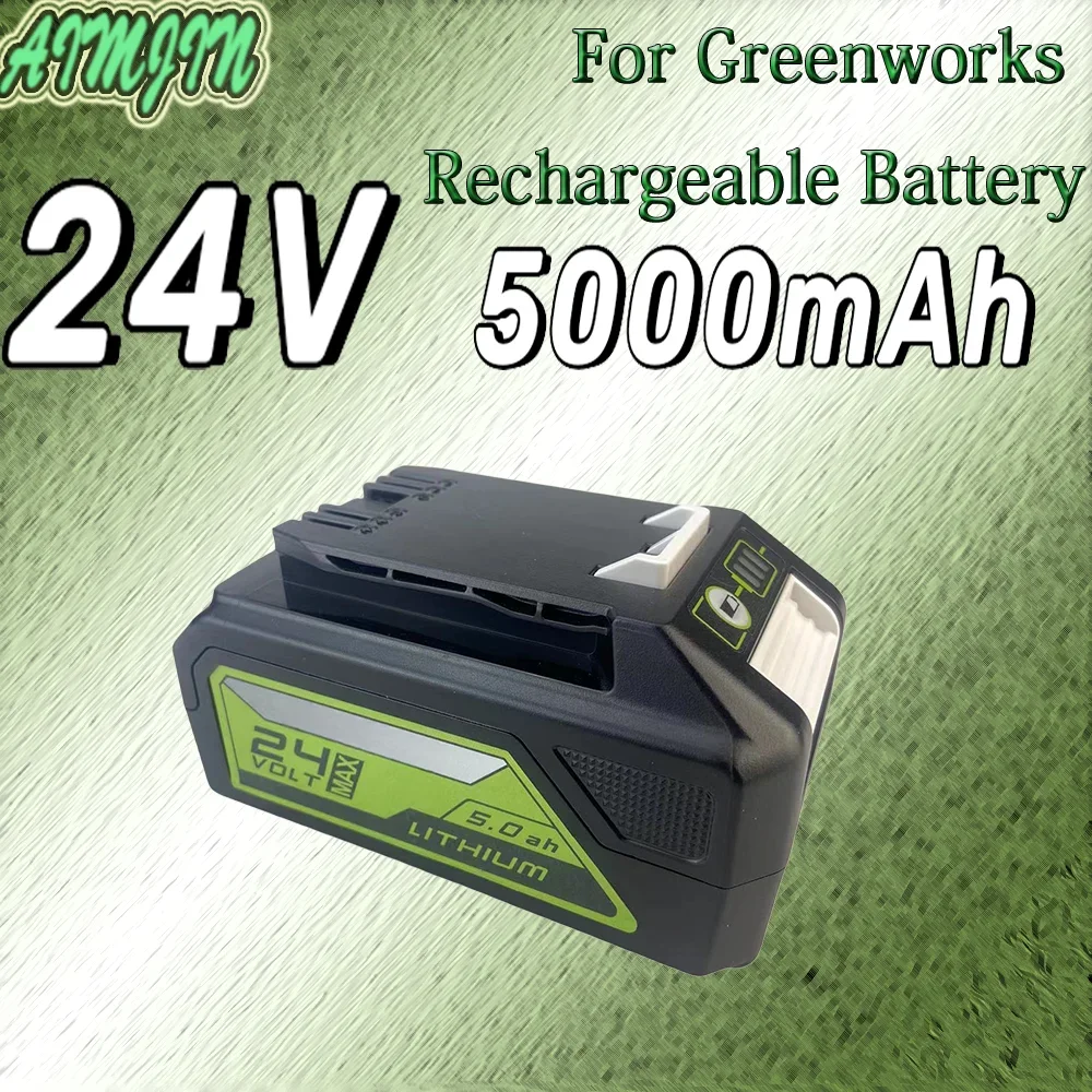 Batteria Ricaricabile Agli Ioni Di Litio 24V 5.0Ah 18650 Per La Sostituzione Dell'Utensile Elettrico Cordless Greenworks 29842