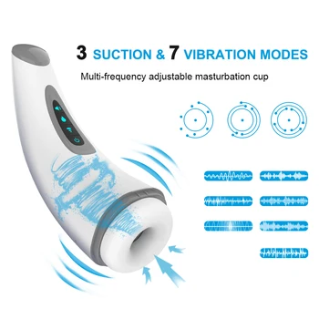 Automatic Sucking Male Masturbator Heating Vibratior Machine Blowjob Vagina Masturbation Pussy Sex Toys Cup For Men Adults 18 2