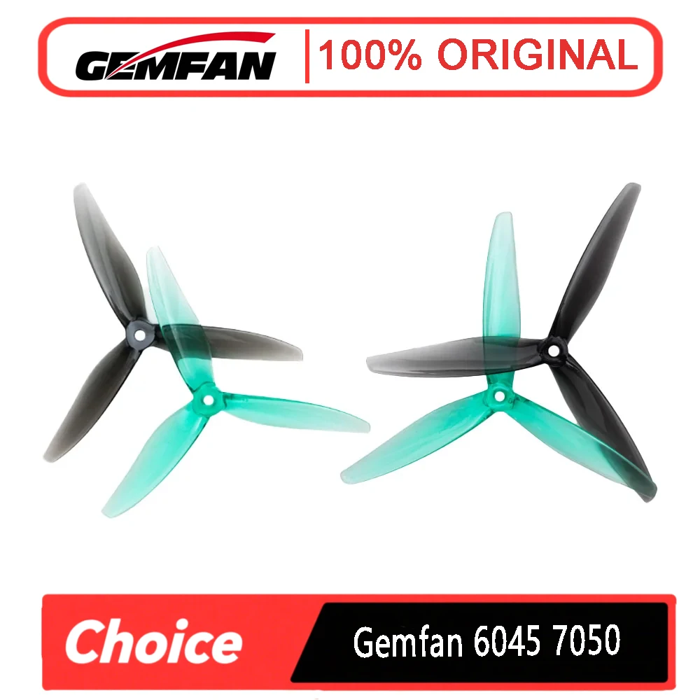 Gemfan Hurricane 3-Blade Propeller Set for FPV Freestyle & Long-Range Drones