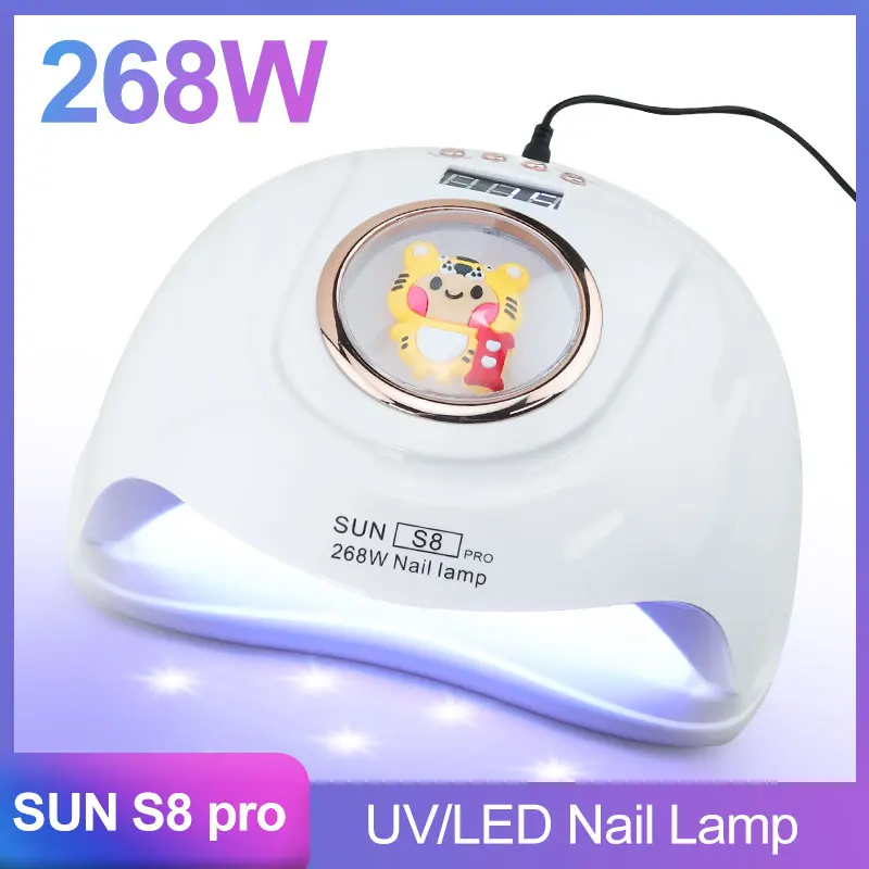 

268W /36W Nail Drying Lamp For Manicure Professional Led UV Drying Lamp With Auto Sensor Smart Nail Salon Equipment Tools