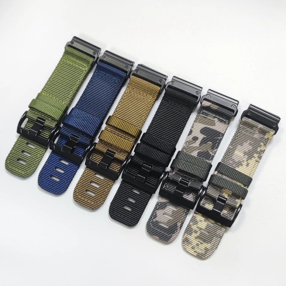Enhanced Nylon Strap - 22mm/26mm - Soft and Wear-Resistant Replacement Strap