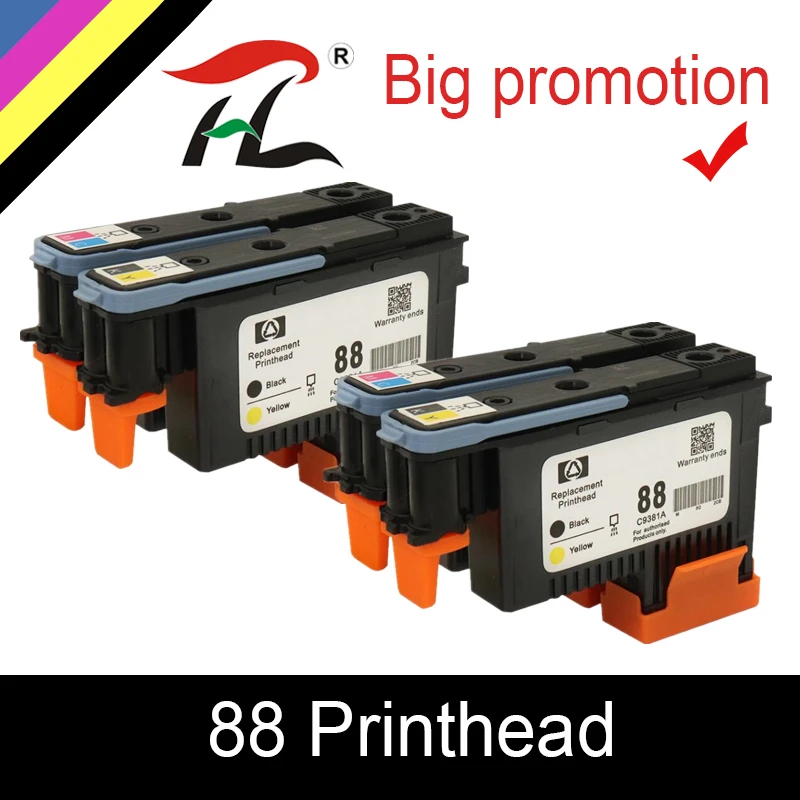 

Печатающая головка для HP 88 C9381A C9382A 88, печатающая головка для HP Officejet Pro K5400 K550 K8600 L7480 L7550 L7580 L7590 L7650 L7580 L7750