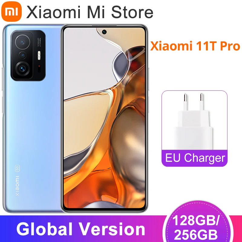 World Premiere】Global Version Xiaomi 11T Pro Mobile Phone 128GB