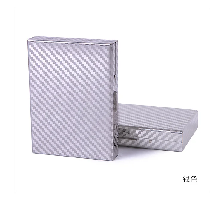 Sealed Aluminum alloy Cigarette Box 20 pack large capacity Lightweight Version portable Business Cigarette case Smoking Gadgets
