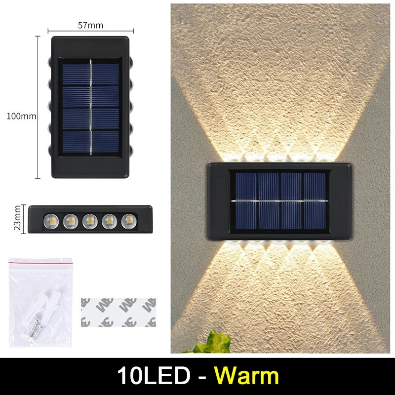 10 leds warm white