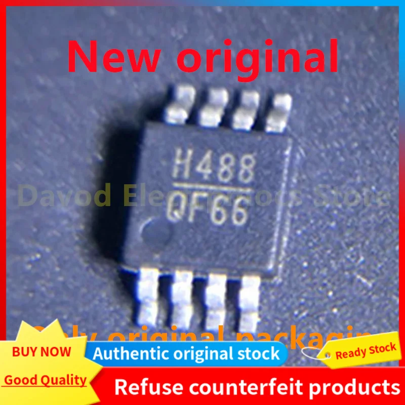 

1PCS New original HMC488MS8GETR HMC488MS8GE screen printed H488 packaged MSOP8 RF mixer chip