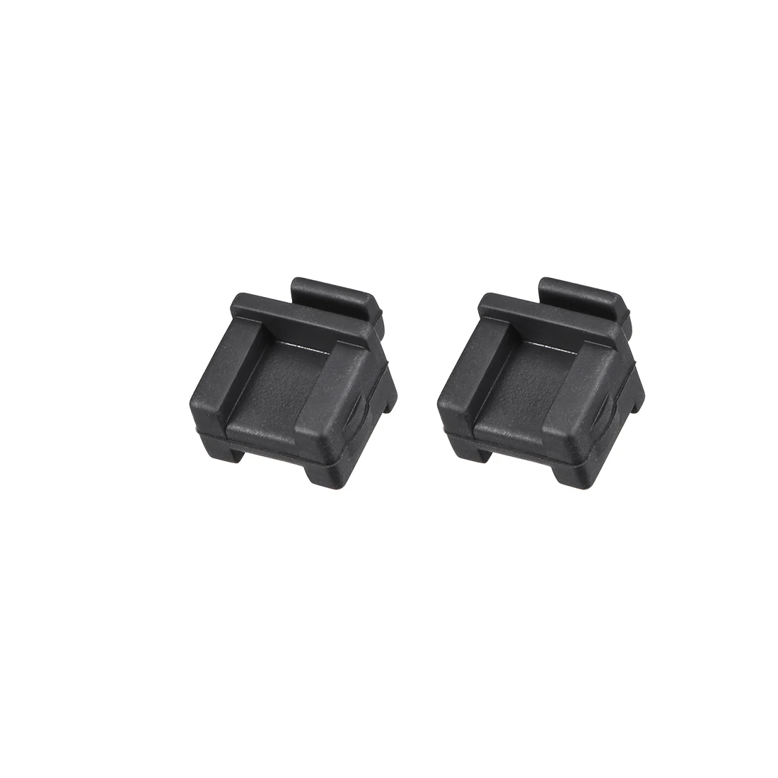 Uxcell 10pcs SFP Silicone Protectors Cap Port Cover Black 14mmx12mmx17mm Anti Dust Plug Silicone Anti-dust Stopper rubber end caps