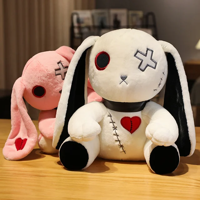 Gothic Metal Claws Design Bandage Bunny Plush Bag