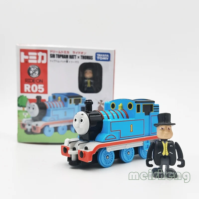 

Takara Tomy Tomica Alloy Car Model No. 156 Thomas Fat Controller Small Locomotive Children's Toy, A Christmas Gift for Children