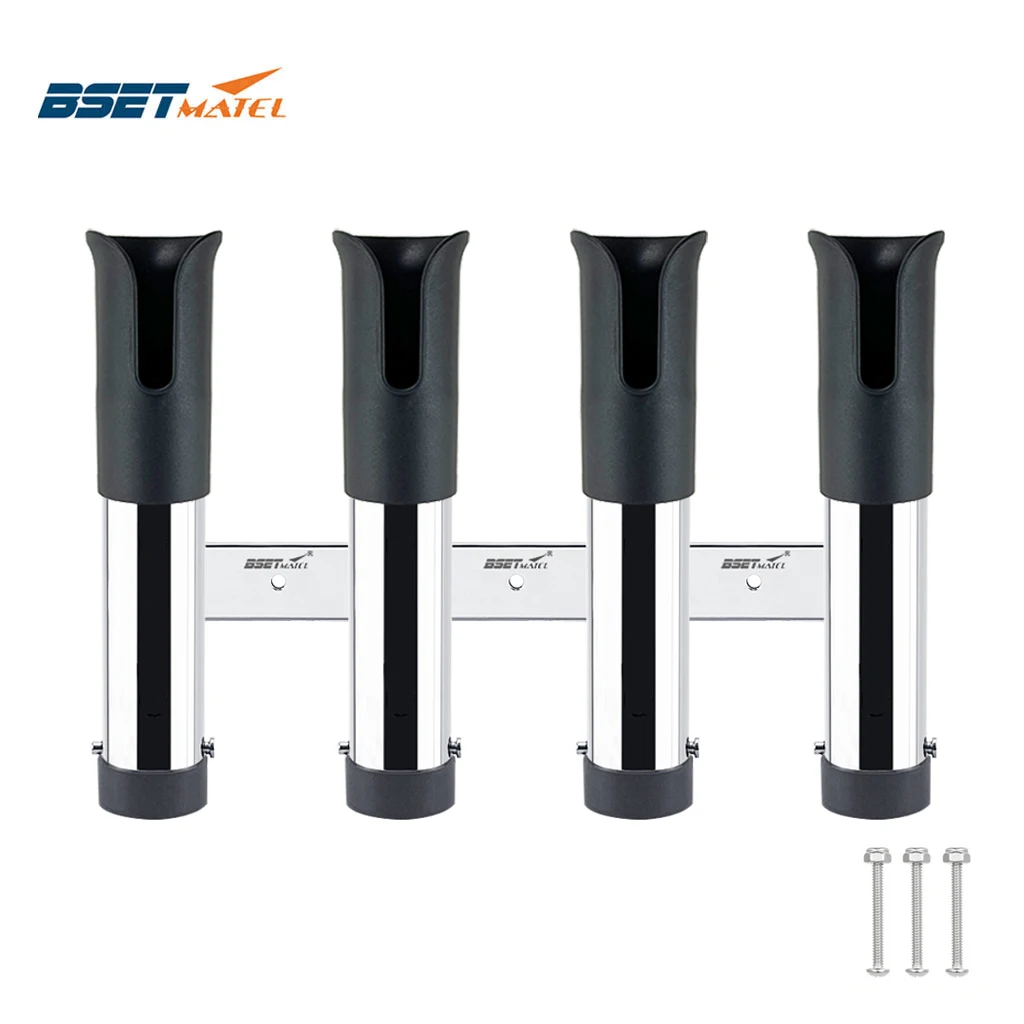 PVC Coated Steel Rod Racks 4-Pack Marine Fishing Rod Holders - PVC Coated Steel, V-Shape Design, For Boat & Yacht Fishing Fishing Rod Holders Boat PVC Coated Steel Rod Racks 4-Pack Marine Fishing Rod Holders - PVC Coated Steel, V-Shape Design, For Boat & Yacht Fishing Fishing Rod Holders Boat