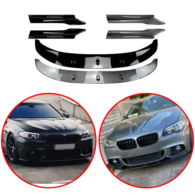 高品質 BMW 5シリーズF10　520i　カーボン製　センター　CDパネルフレームカバー　CDパネルステッカー　色なしタイプ2点 高品質 BMW 5シリーズ F10 F11 F18 カーボン製 外装パーツ フロント