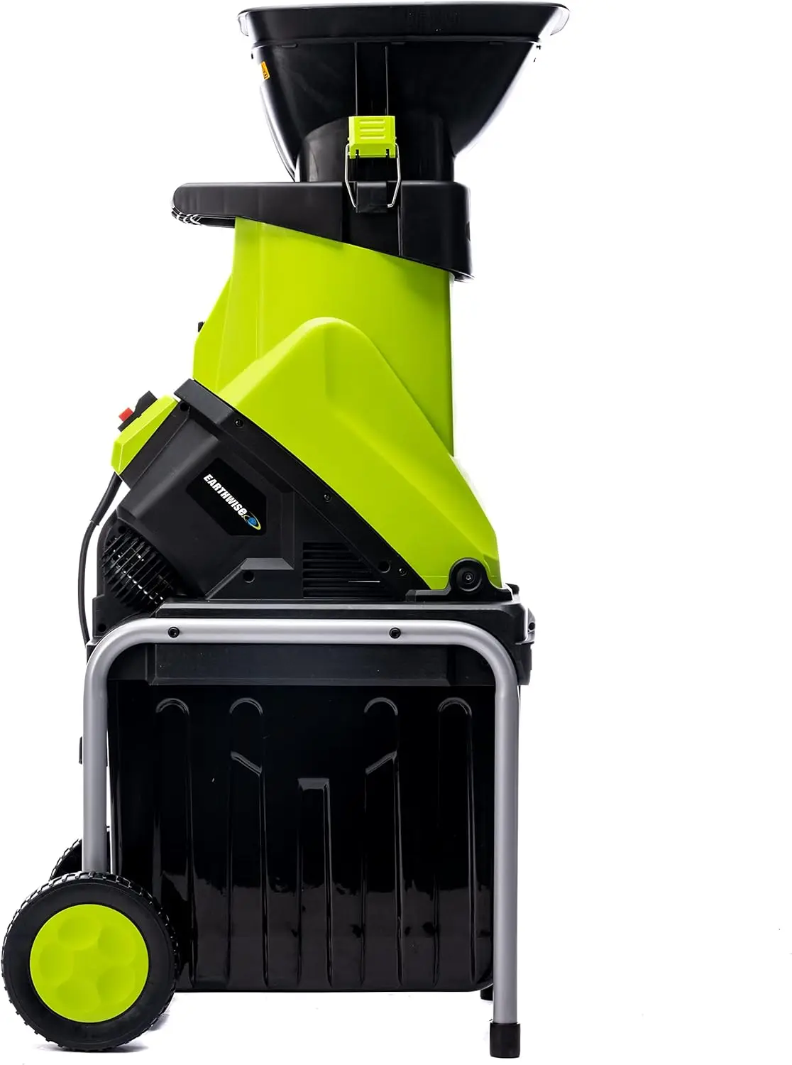 15-Amp Garden Corded Electric Chipper, Collection Bin