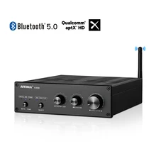 

AIYIMA Bluetooth 5.0 A300 Amplifier Audio TPA3255 Stereo Amp QCC3034 ES9023 Decoding APTX RCA XLR For Home Theater DIY 300Wx2