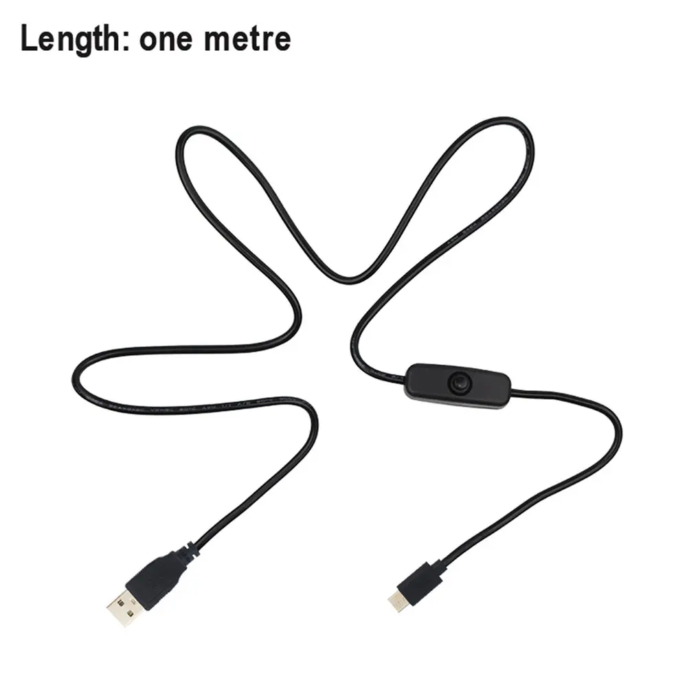 

Кабель адаптера питания 5 В, 3 А, шнур питания USB Type-C с кнопкой ВКЛ./ВЫКЛ., замена для Raspberry Pi 4