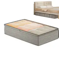 Long Flat Storage Bins Underbed Storage Bins Large Capacity Blankets Clothes Comforters Organizer Convenient Shoe Storage Organi 1