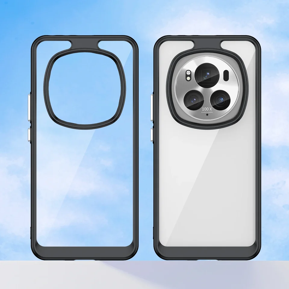 Heioloo 4 Pezzi Pellicola Protettiva per Honor Magic 6 Lite 5G, 2 Pezzi Pellicola Protettiva Morbida + 2 Pezzi Fotocamera Vetro Temperato,Senza Bolle,HD - Anti-Graffio,TPU Pellicola