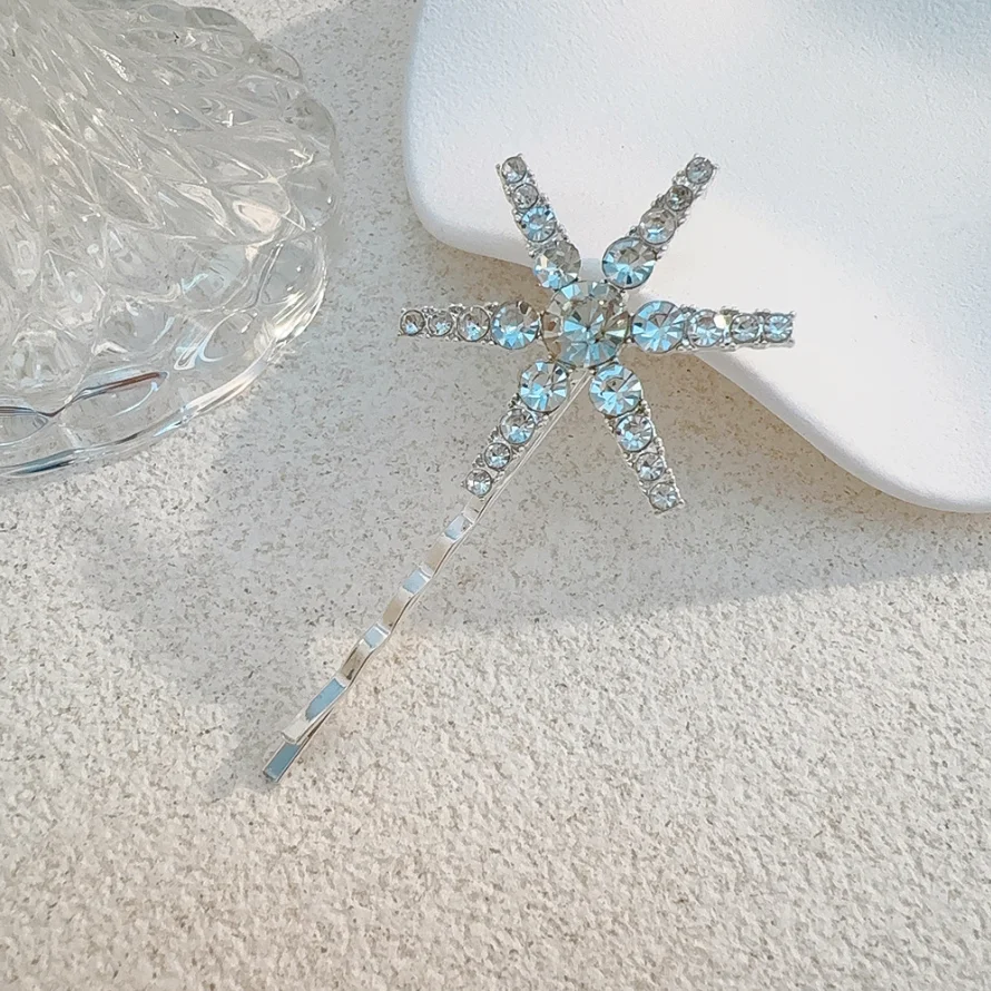 3/4-teiliges Set Strass-Sterne-Mond Haarspangen Braut-Haarnadeln Damen Seitenclips Haarklammern Hochzeit Braut-Haaraccessoires – Detail 7