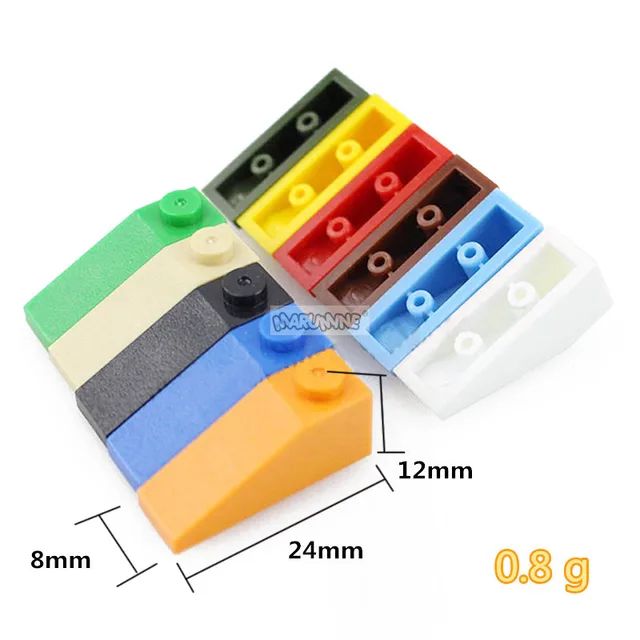 Marumine 1x3 Slope Inverted MOC Bricks Toys 50PCS 4286 Classic Building Blocks Roof Educational DIY Construction Parts for Kids 4