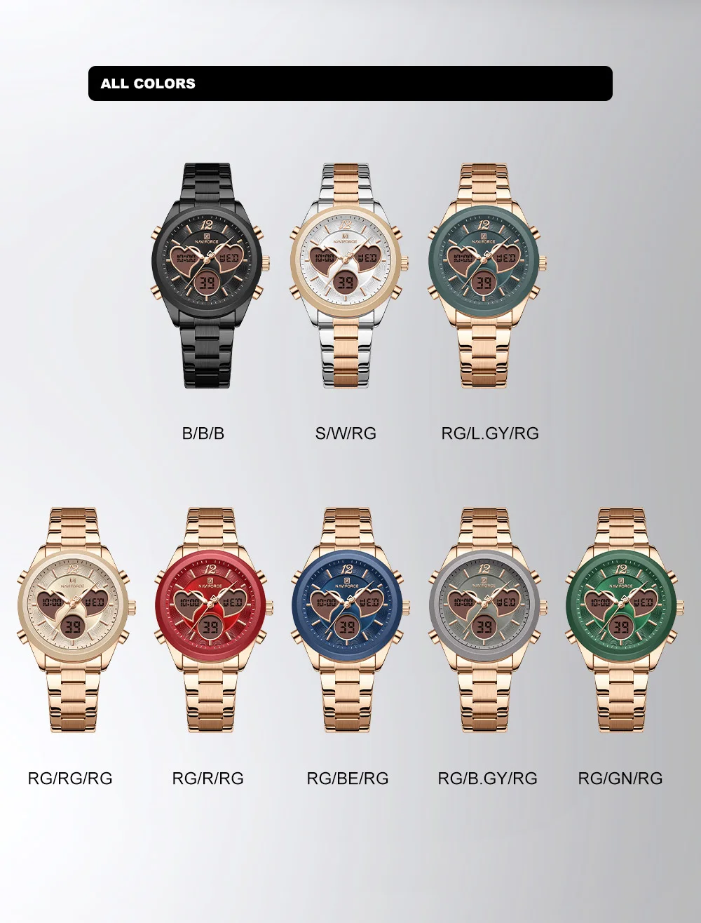 NAVIFORCE NF5045S Women's Watch description image 17