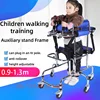 Adjustable Height Rolling Upright Walker with Seat and Brakes Walking Aid for Disabled Hemiplegia Stroke Patient 1