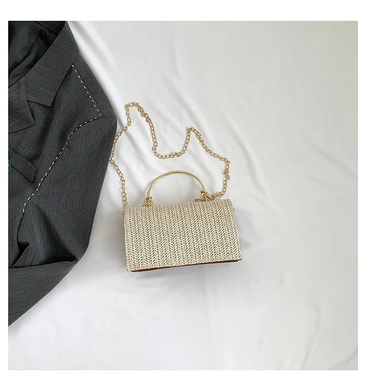 Fashion Pu Hasp Ladies Top-Handle Bags Braid Design 2024 New Brand Shoulder Bags for Women Free Shipping Bolsas Femininas